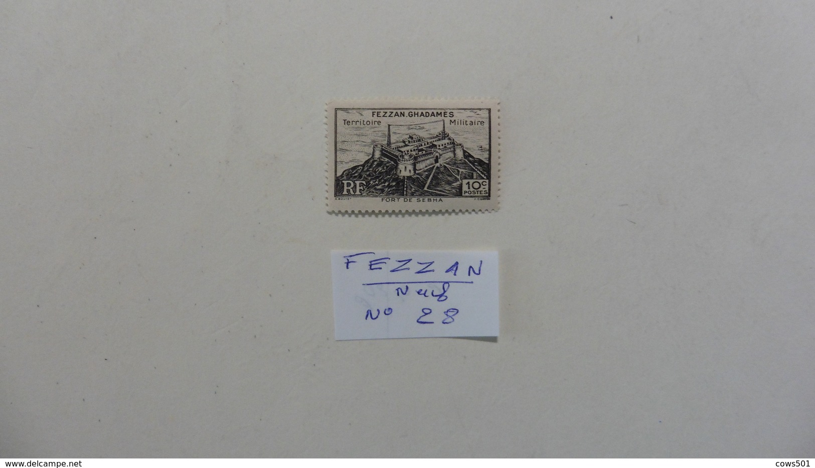 France (ex-colonies & Protectorats) > Fezzan :timbre Neuf N° 28 - Unused Stamps