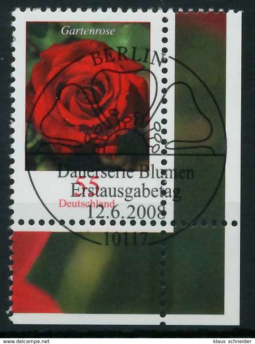 BRD DS BLUMEN Nr 2669 ESST Zentrisch Gestempelt ECKE-URE X8464DE - Gebraucht