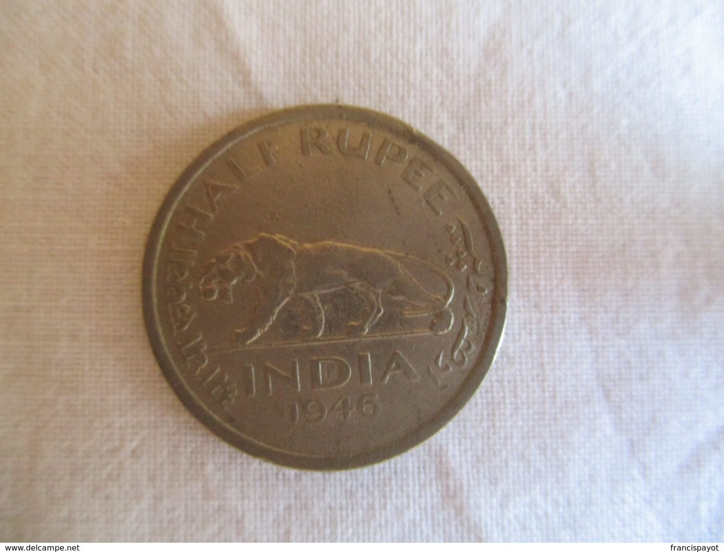 British India 1 Rupee 1946 - India