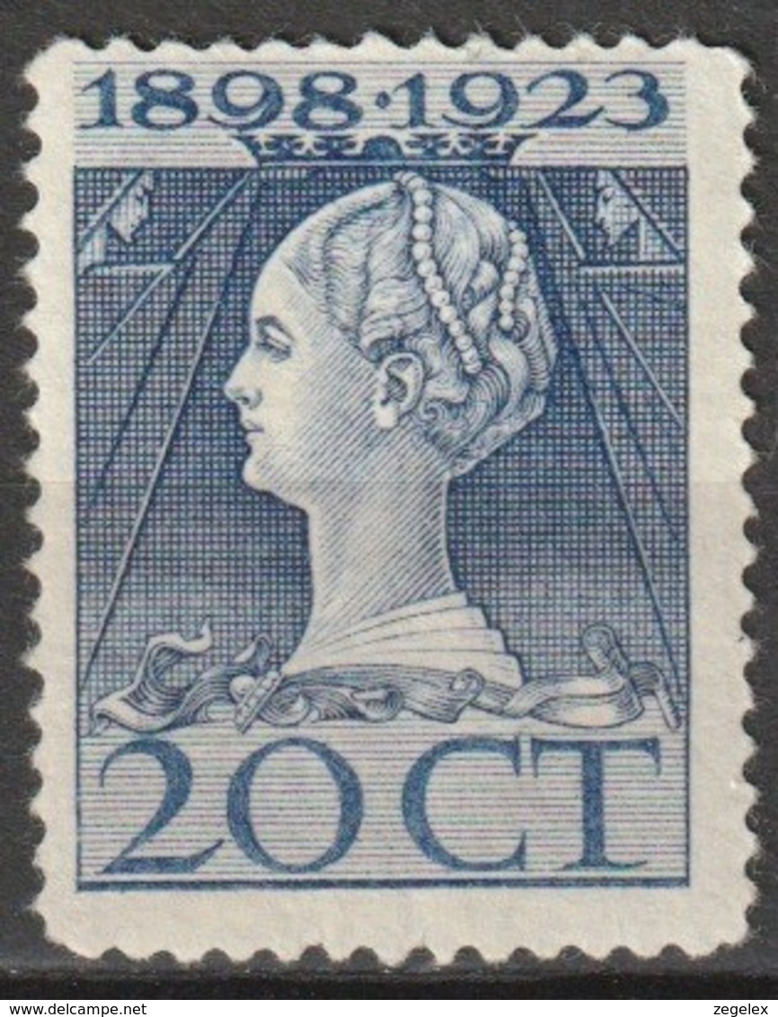 1923 Jubileum 20ct  - Ongestempeld - Ongebruikt