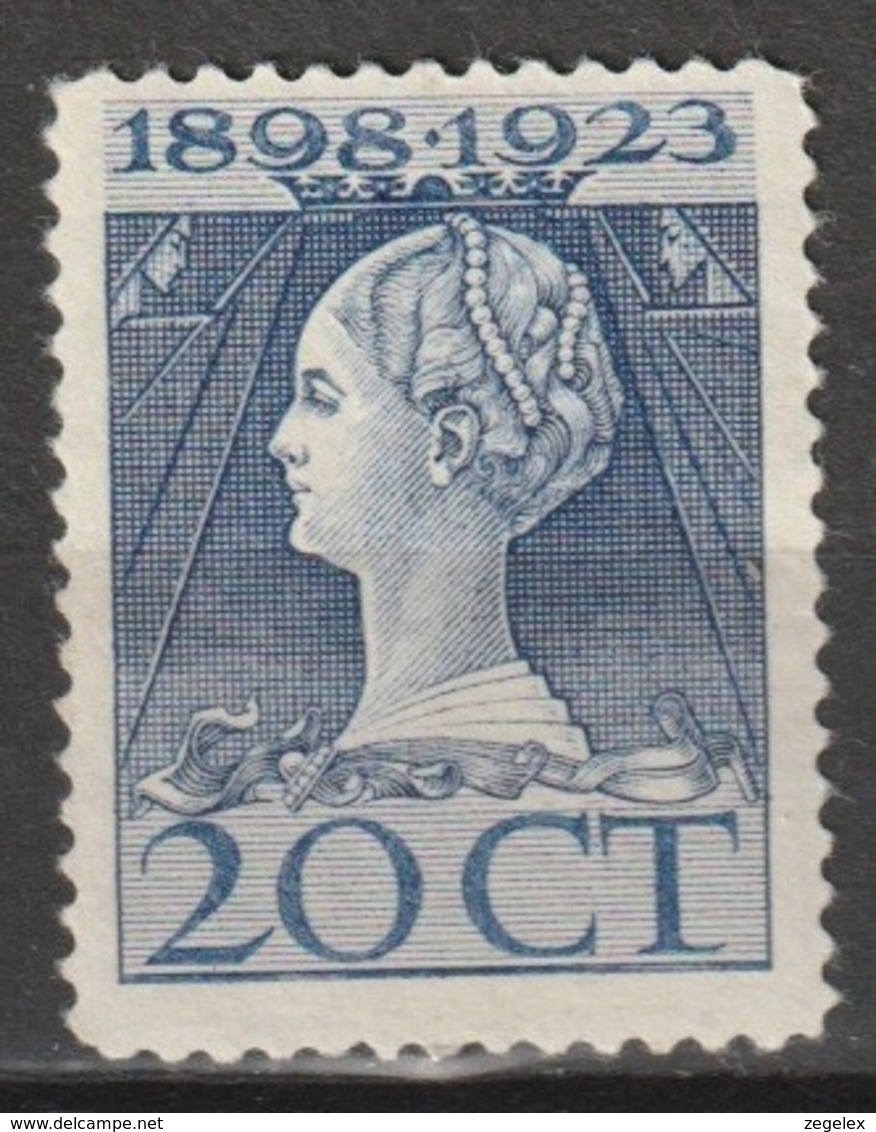 1923 Jubileum 20ct  - Ongestempeld - Ongebruikt