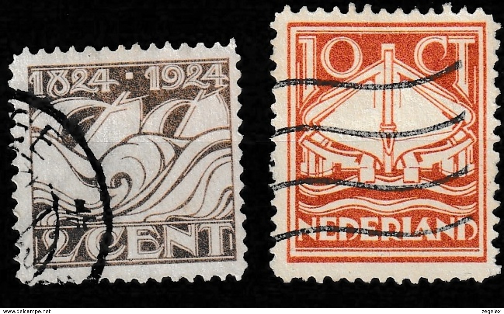 1924 Reddingswezen NVPH 139-140   Cancelled/gestempeld - Gebruikt