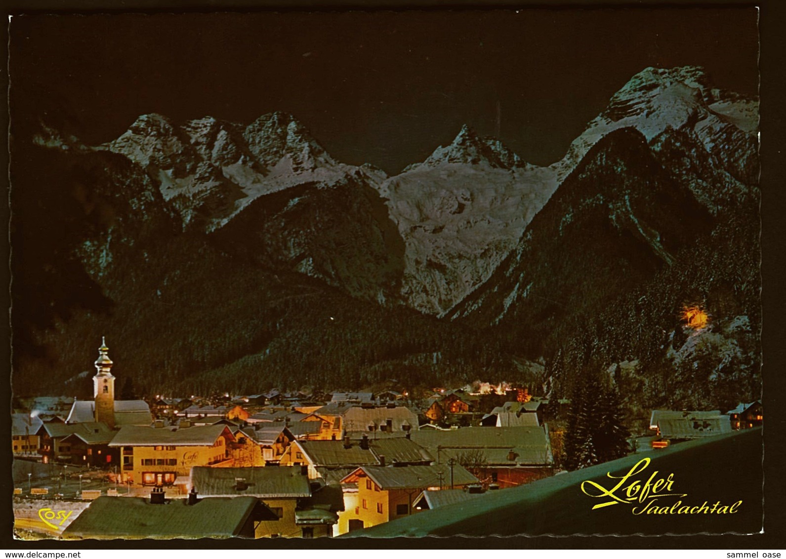 Lofer Am Abend  -  Ansichtskarte Ca. 1975    (11346) - Lofer