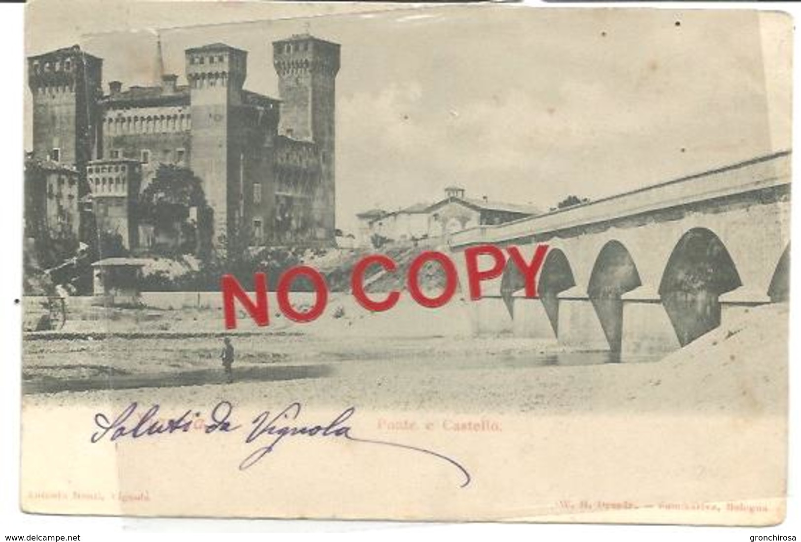 Vignola, 4.9.1903, Ponte E Castello. - Modena