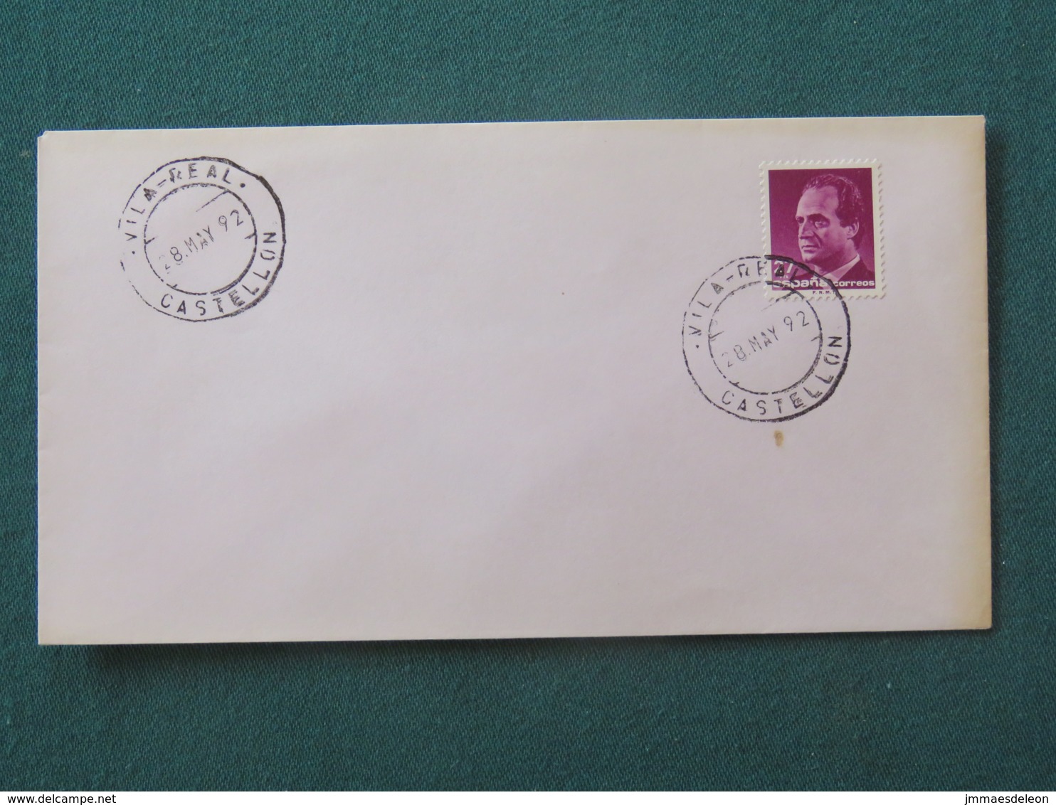 Spain 1992 Cover Villa-Real - King - Lettres & Documents