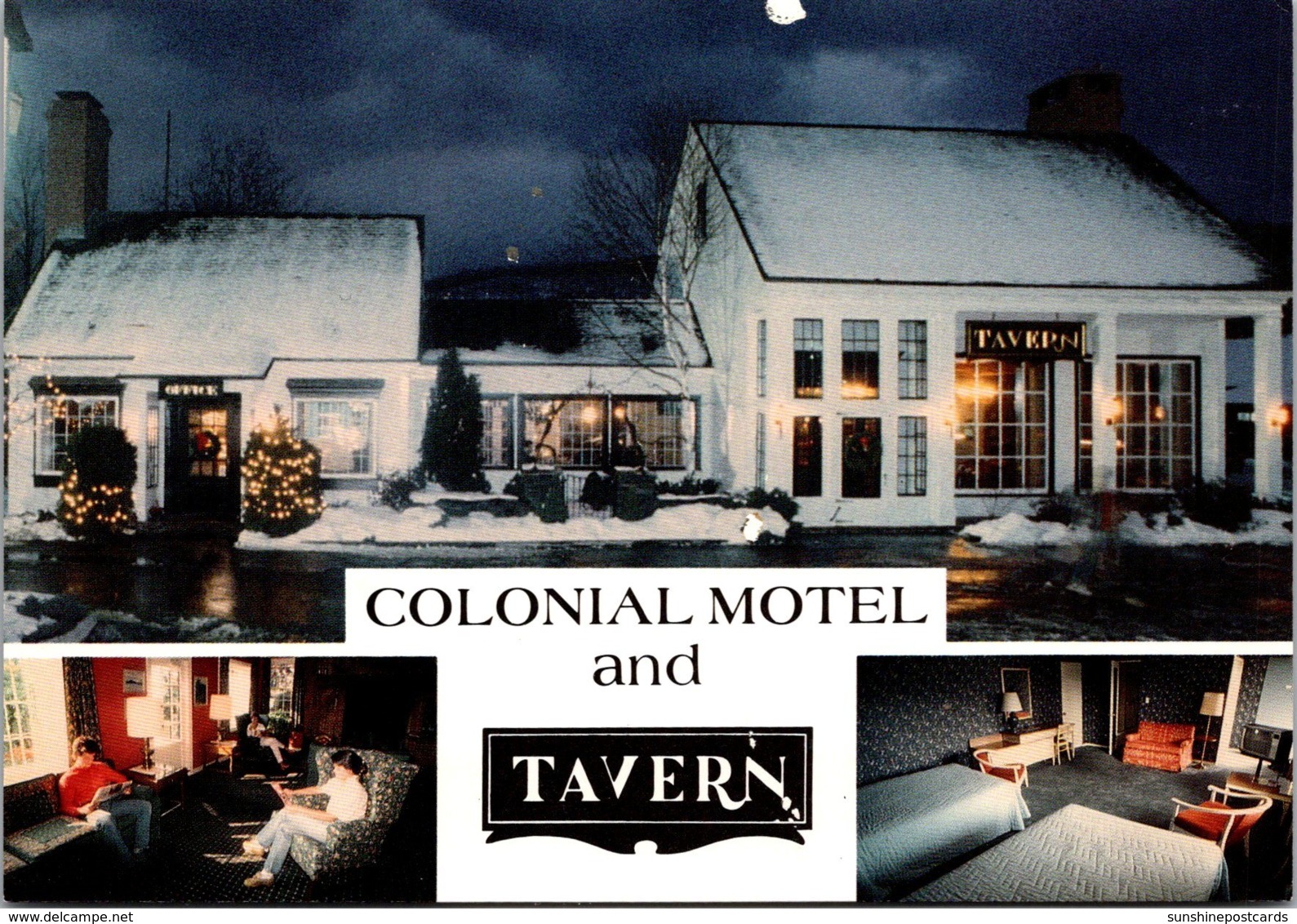 Vermont Brattleboro Colonial Motel & Tavern Putney Road - Other & Unclassified