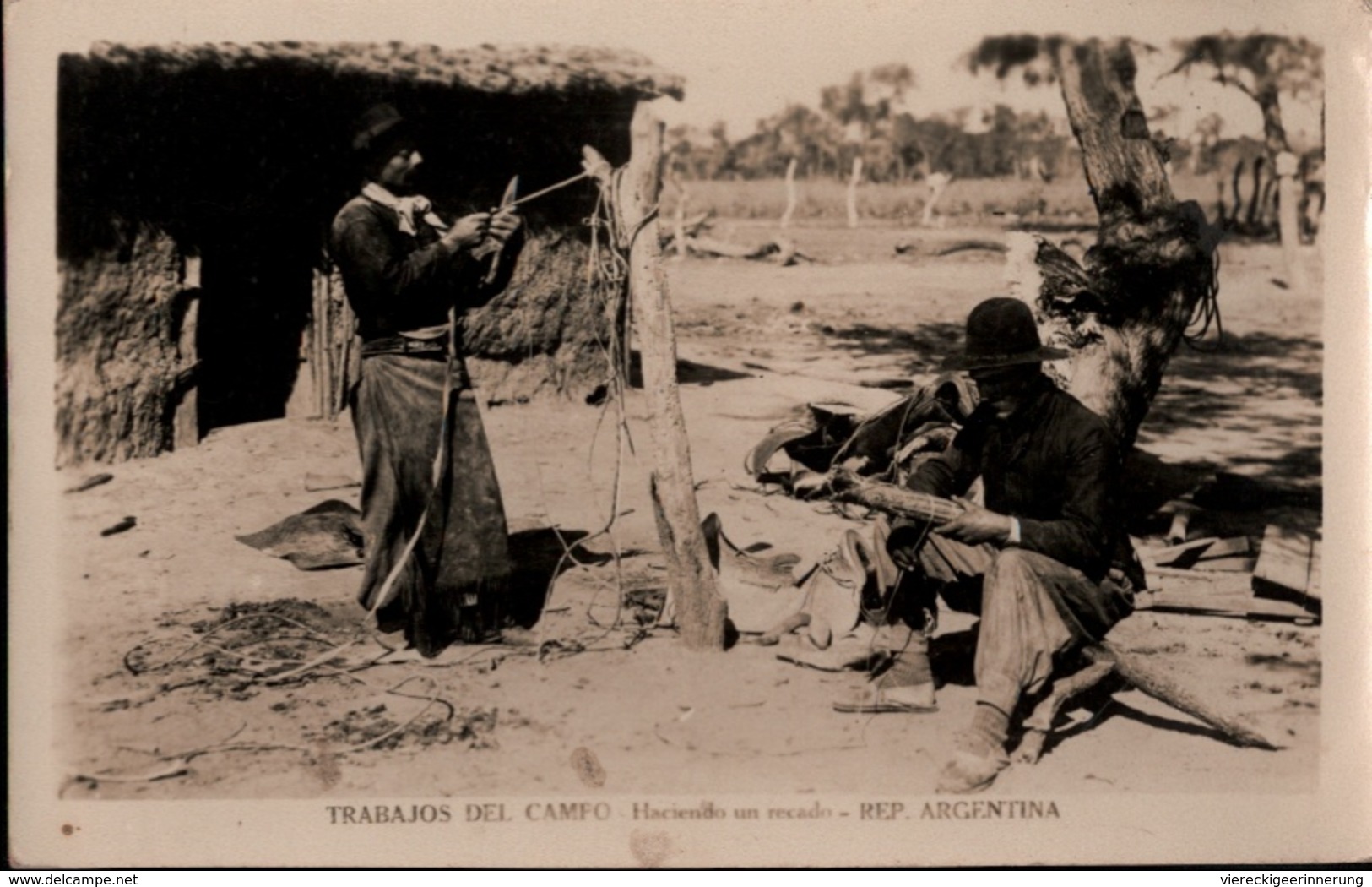 ! Foto Ansichtskarte Trabajos Del Campo, Argentinien, Argentina, 1936 - Argentine