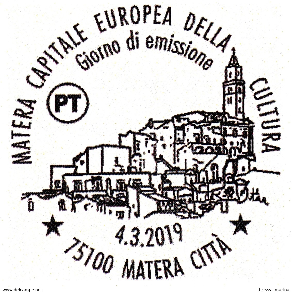 Nuovo - MNH - ITALIA - 2019 - Matera, Capitale Europea Della Cultura - Città Dei Sassi  - B Zona 1 - 2011-20:  Nuovi