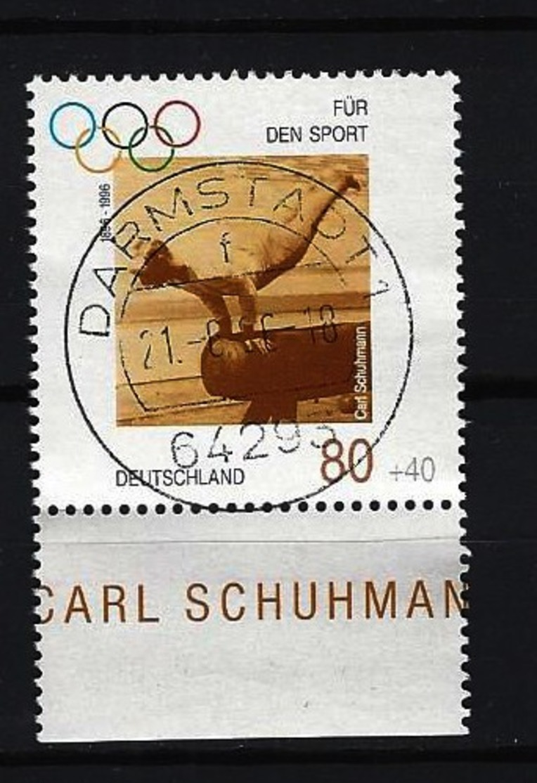 BUND Mi-Nr. - 1861 Unteres Randstück Sporthilfe Gestempelt - Used Stamps