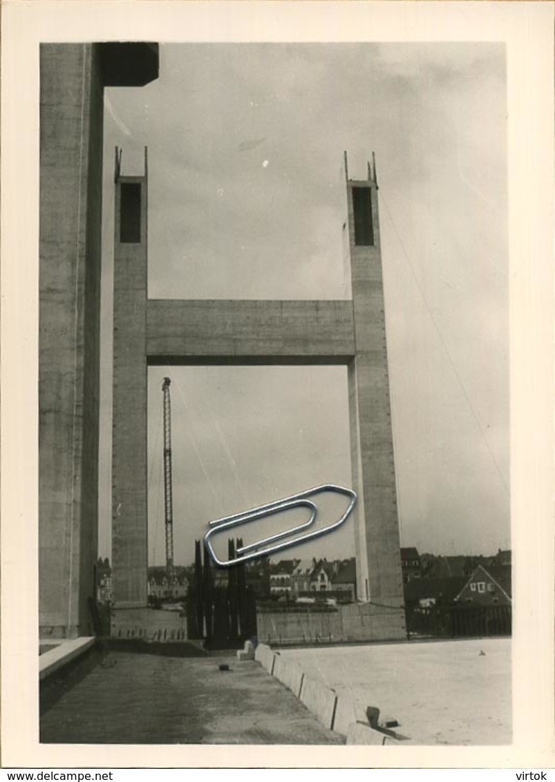 Vilvoorde - Vilvorde : 27 foto's (12.5 x 9 cm  :  september 1971 + knipsel   ) de nieuwe brug - le nouveau pont