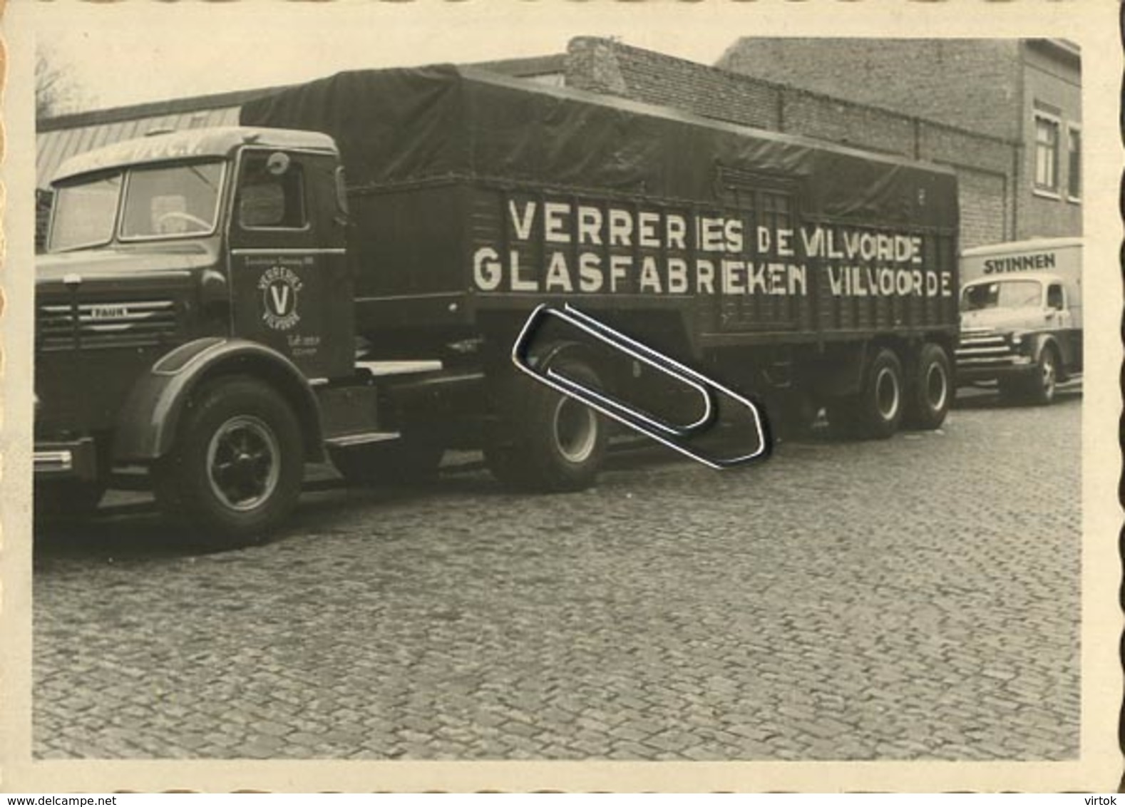 Vilvoorde - Vilvorde :  Verrerie - Glaswerken  (  10 X 7 Cm ) - Lieux