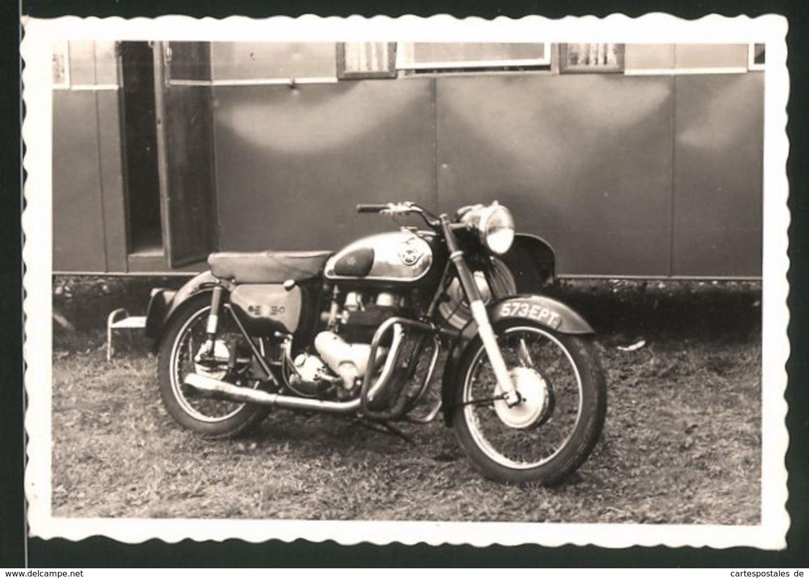 Fotografie Motorrad Matchless, Krad Mit 2-Zylinder Motor - Automobile