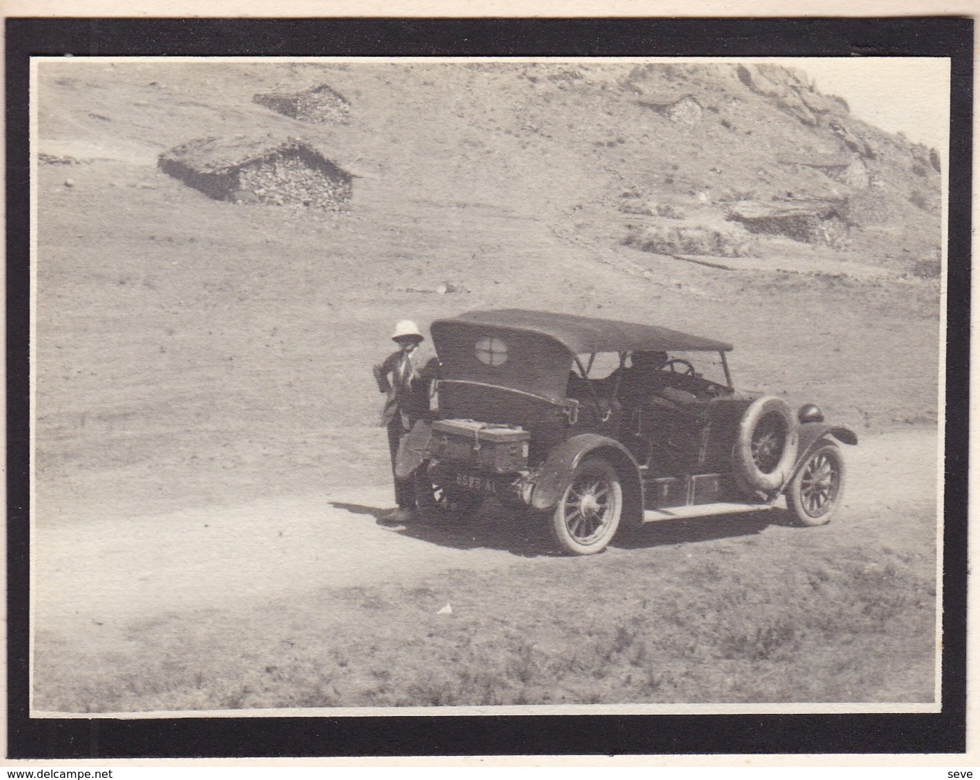 ALGERIE  Automobile Voiture 1923 Photo Amateur Format Environ 7 X 5 Cm - Cars