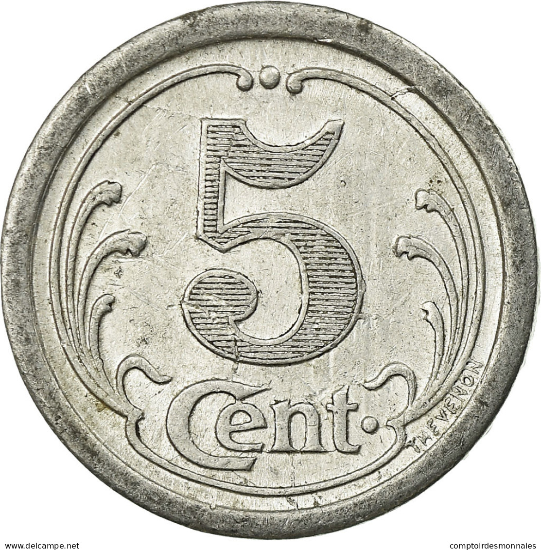 Monnaie, France, Union Commerciale Et Industrielle, Frévent, 5 Centimes, 1922 - Monétaires / De Nécessité