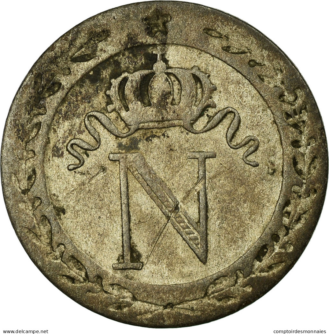 Monnaie, France, Napoléon I, 10 Centimes, 1808,Rouen,TB+,Billon,KM 676.2,Gad 190 - D. 10 Centimes