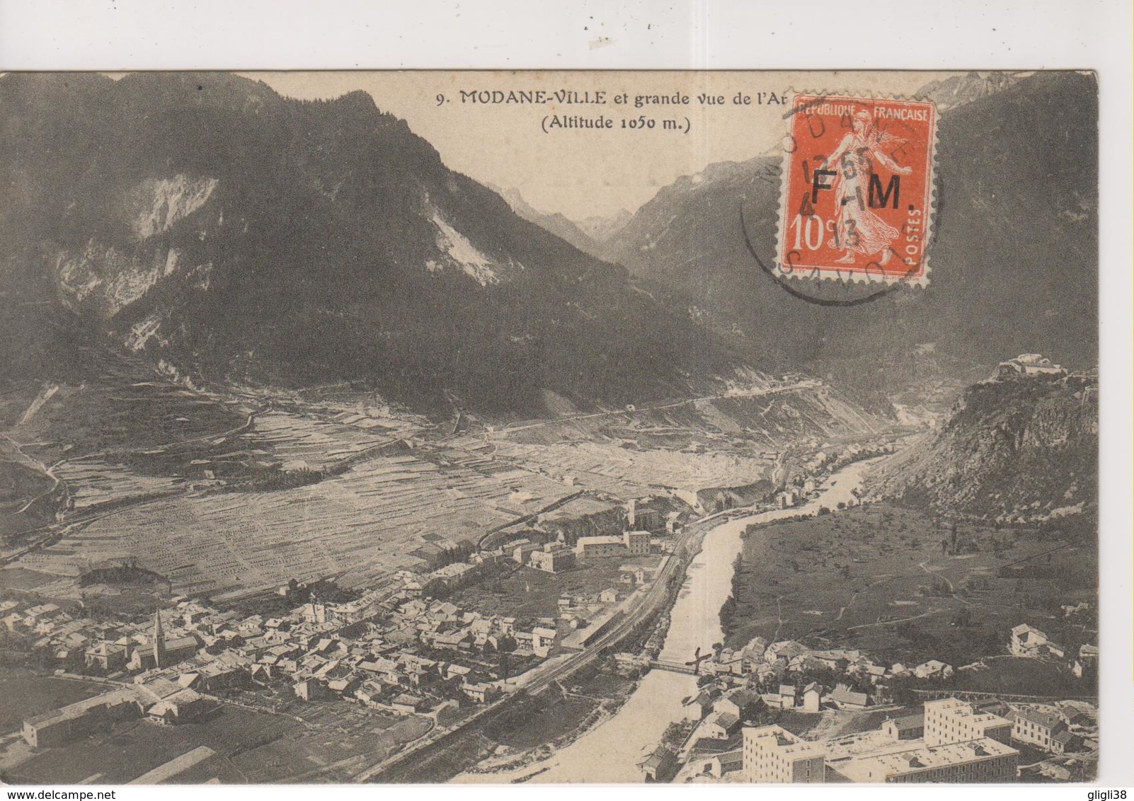 CPA-73-Savoie- MODANE-VILLE Et Grande Vue De L'Arc- - Modane