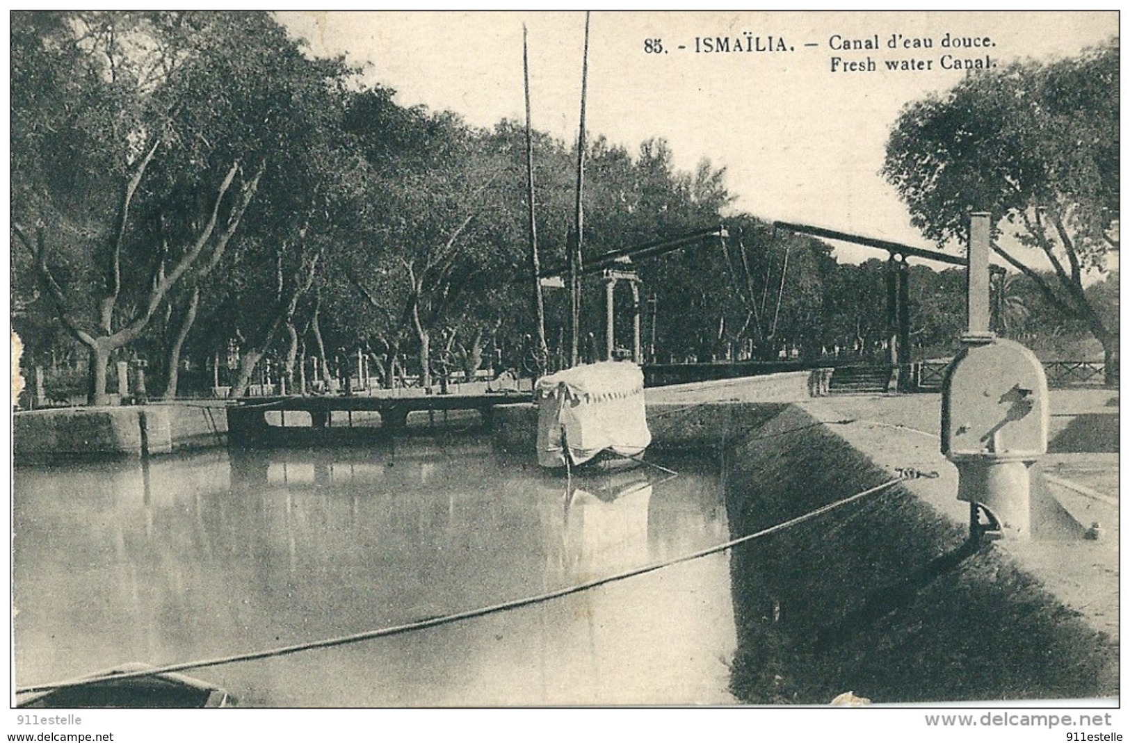 Egypte ISMAILIA  -  Canal D' Eau  Douce - Ismaïlia