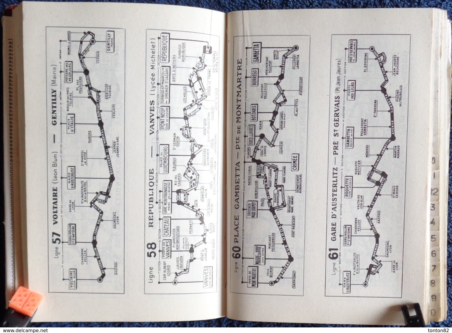 Plans De PARIS Par Arrondissement - Nomenclature  Des Rues Avec Station Du Métro La + Proche - A. Leconte éditeur - 1956 - Kaarten & Atlas