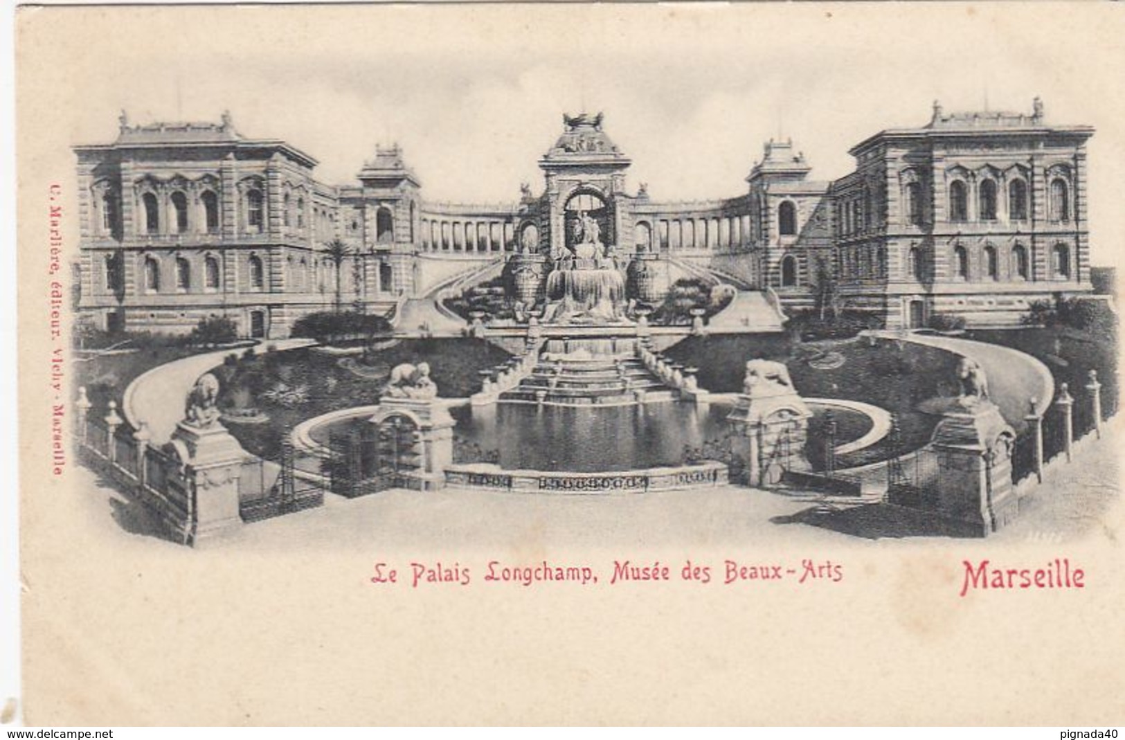 Cp , 13 , MARSEILLE , Le Palais Longchamp, Musée Des Beaux-Arts - Musées