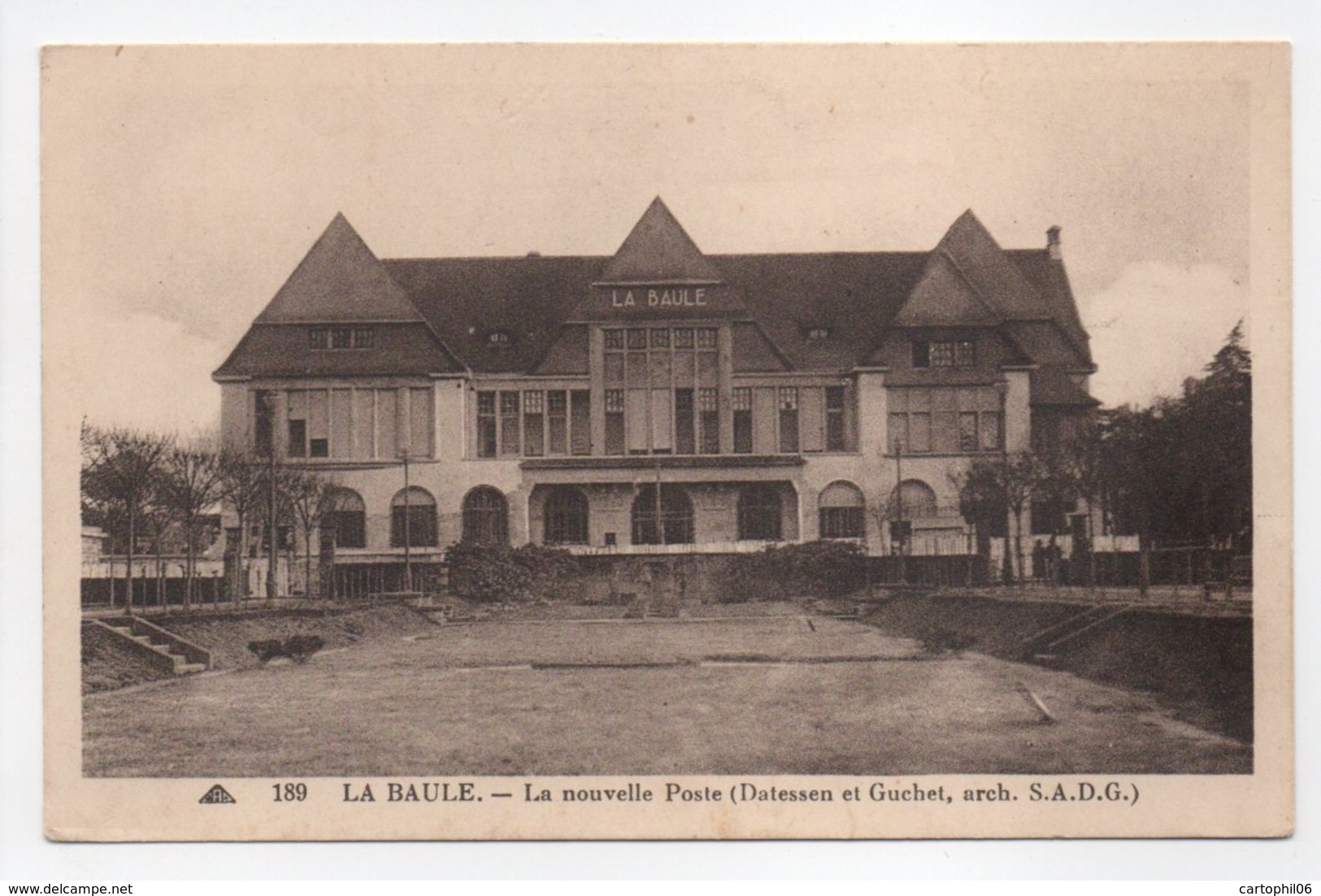 - CPA LA BAULE (44) - La Nouvelle Poste 1936 - Photo CAP 189 - - La Baule-Escoublac