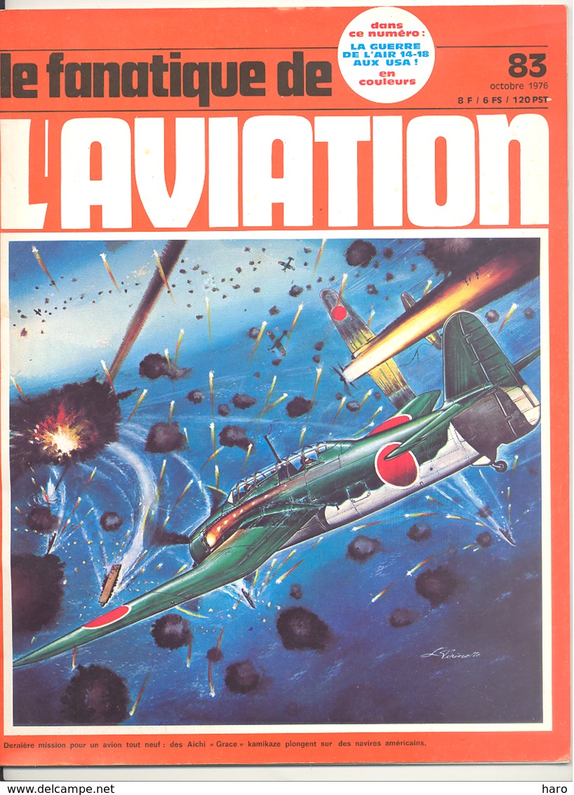 Revue " Le Fanatique De L' Aviation " N° 83 / 1976 - Modélisme, Avion, Maquette,...Sommaire, Voir Photo 2 - Aviazione