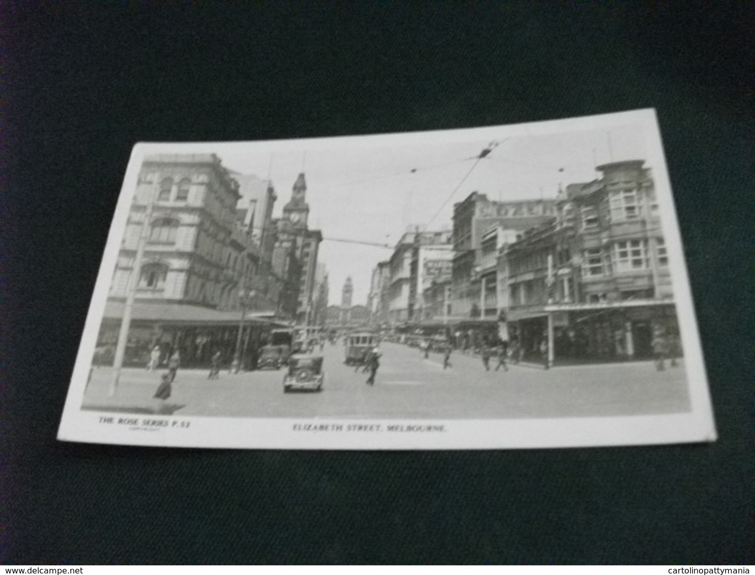 AUSTRALIA VIC.  MELBOURNE ELIZABETH STREET AUTO CAR TRAM PIEGA - Melbourne