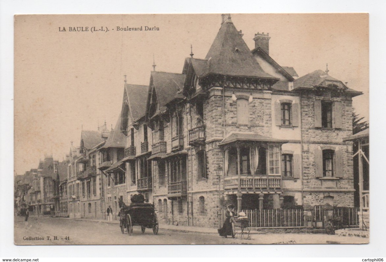 - CPA LA BAULE (44) - Boulevard Darlu - Collection T. H. N° 41 - - La Baule-Escoublac