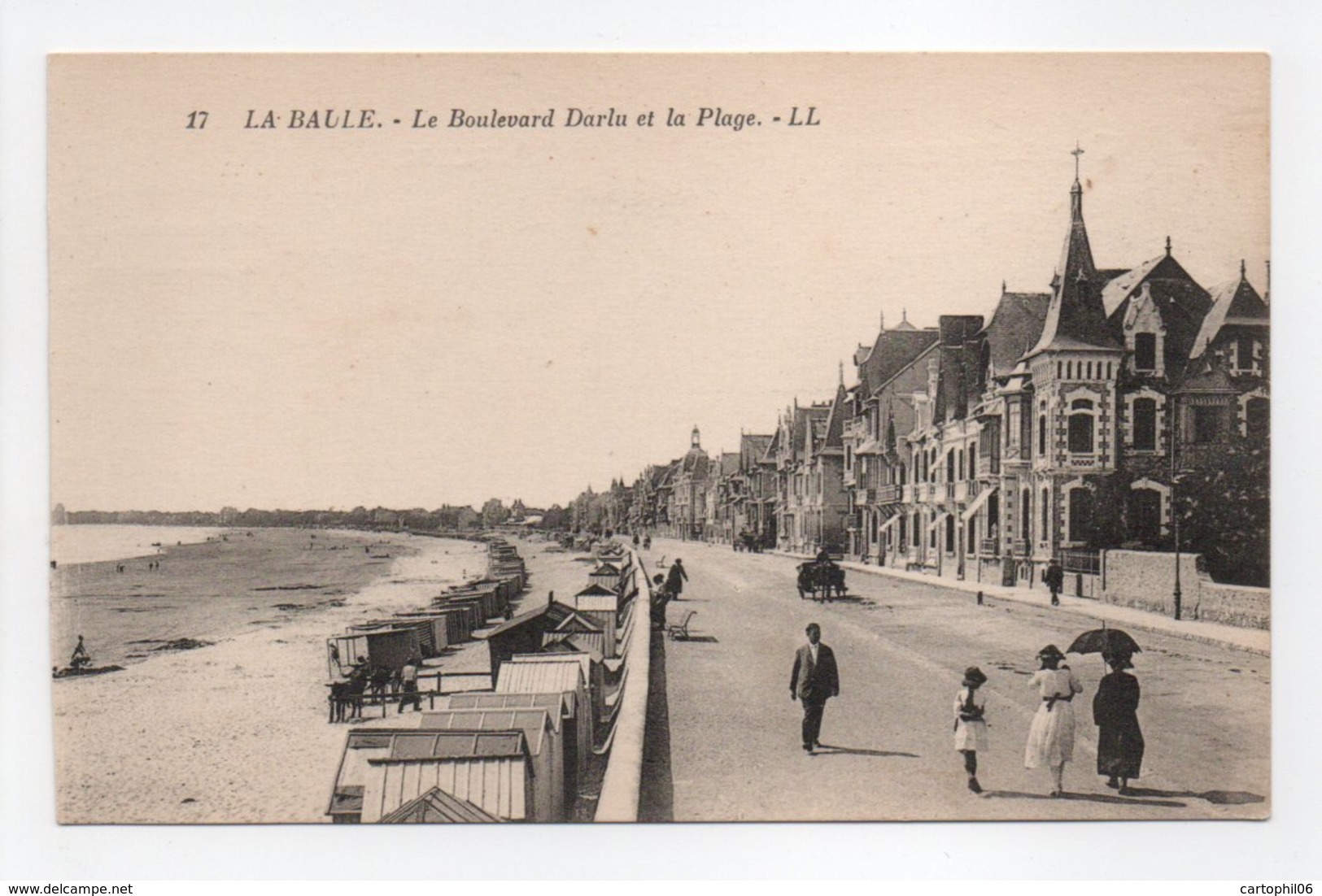 - CPA LA BAULE (44) - Le Boulevard Darlu Et La Plage - Editions Lévy N° 17 - - La Baule-Escoublac