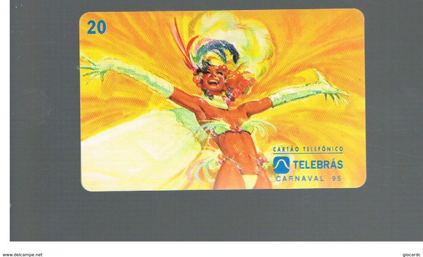 BRASILE ( BRAZIL) - TELEBRAS   -   1995  CARNIVAL, RIO      - USED - RIF.10499 - Altri & Non Classificati