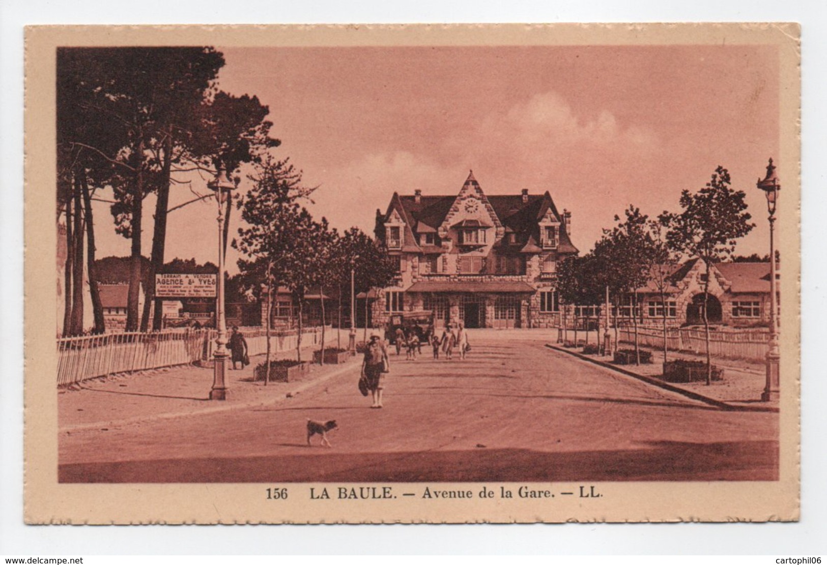 - CPA LA BAULE (44) - Avenue De La Gare - Editions Lévy 156 - - La Baule-Escoublac