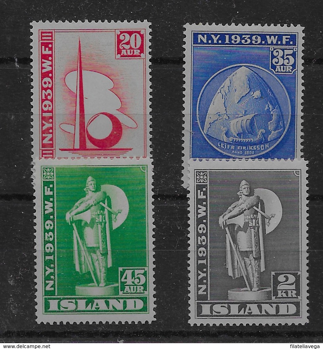 Serie De Islandia Nº Yvert 182/85 * - Nuevos