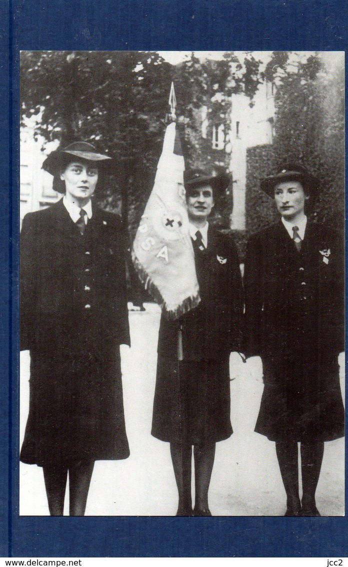 Croix-Rouge - Présentation Du Drapeau Des Infirmières Pilotes Secouristes -CPSM - Croix-Rouge