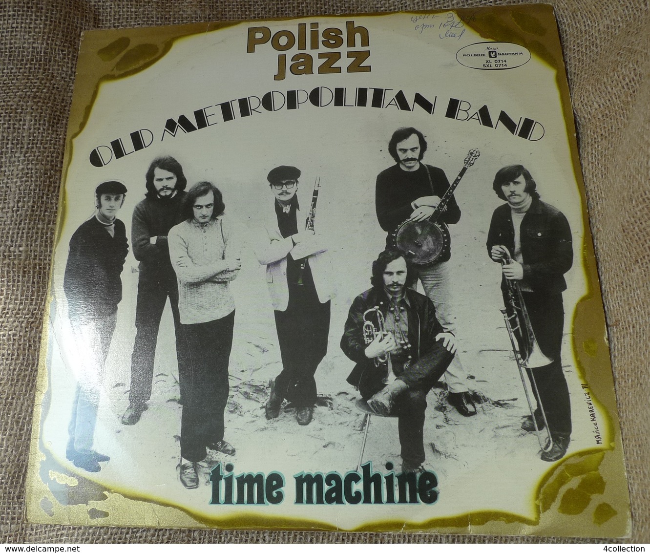 Vinyl Records Stereo 33 Rpm LP Polish JAZZ Old Metropolitan Band Time Machine Poland 1971 - Jazz