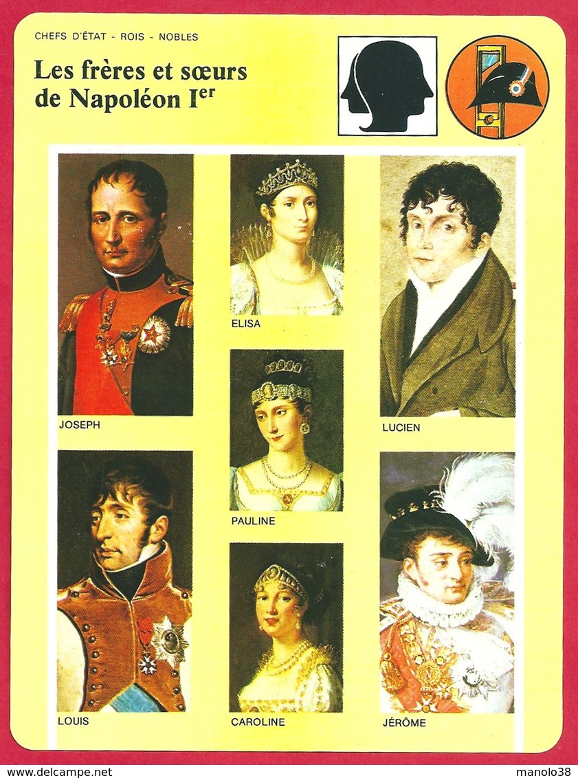 Les Frères Et Sœurs De Napoléon Ier : Joseph, Élisa, Lucien, Pauline, Louis, Caroline Et Jérôme. - History