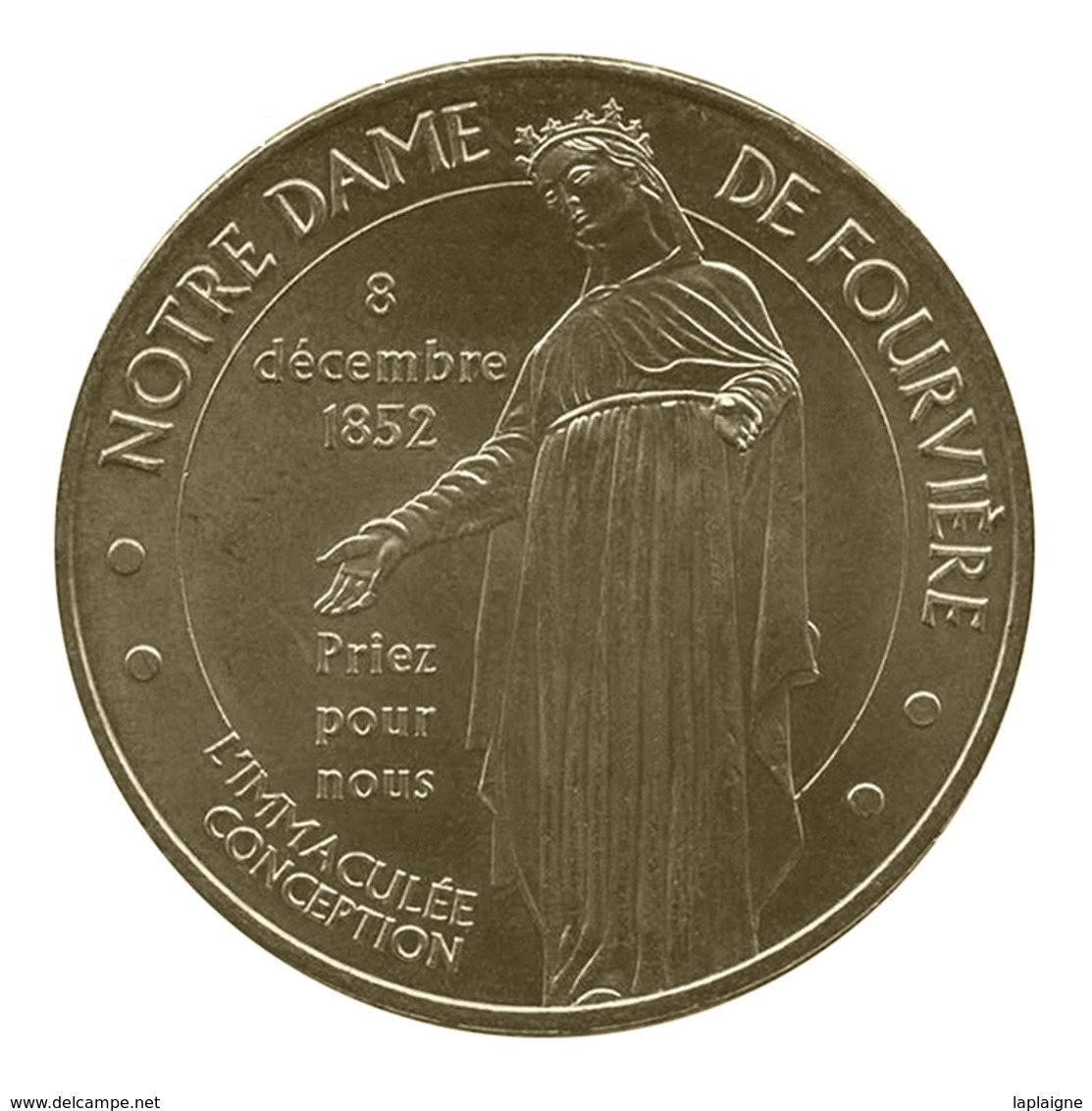 Monnaie De Paris , 2012 , Lyon , Notre Dame De Fourvière , Immaculée Conception - Autres & Non Classés