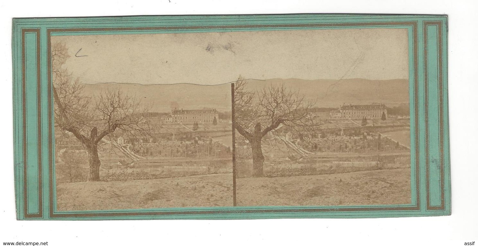 AUTUN  Stéréo Le Petit Séminaire  ( Vers 1860 ) - Photos Stéréoscopiques