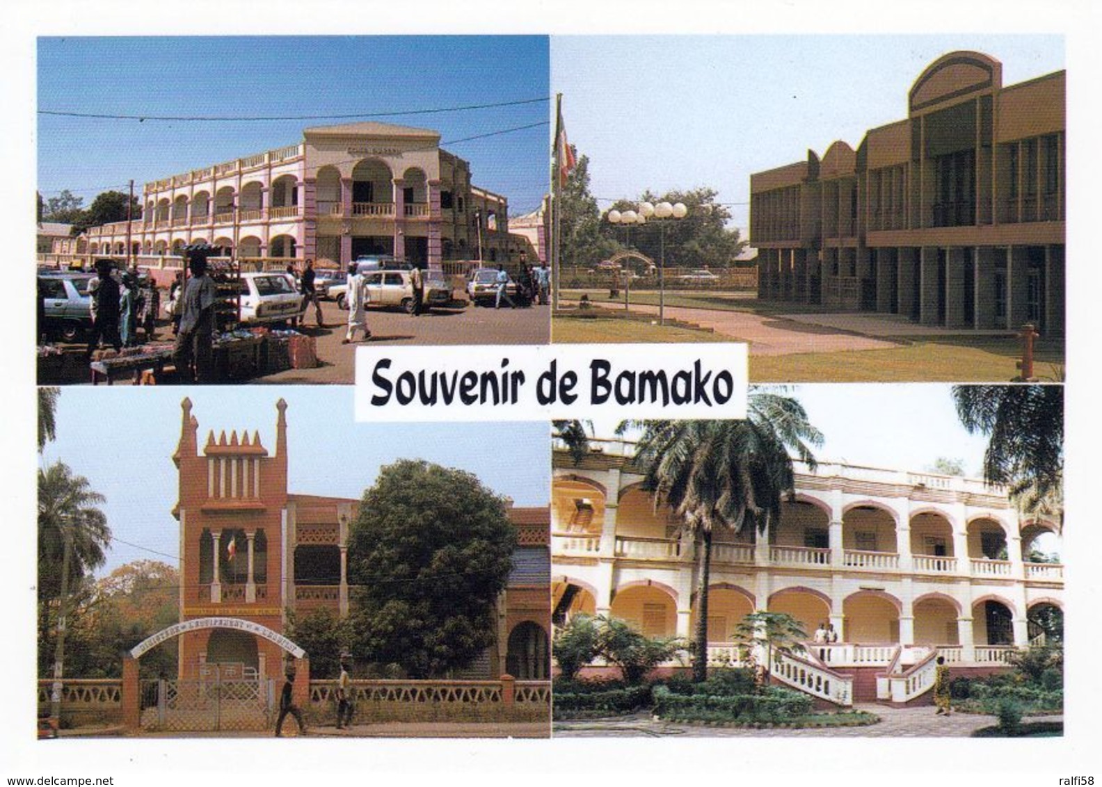 1 AK Mali * Hauptstadt Bamako - Direction Sotelema, Assemblée Du Mali, Ministère Des Travaux Publics, Cour D'appel Mali - Mali