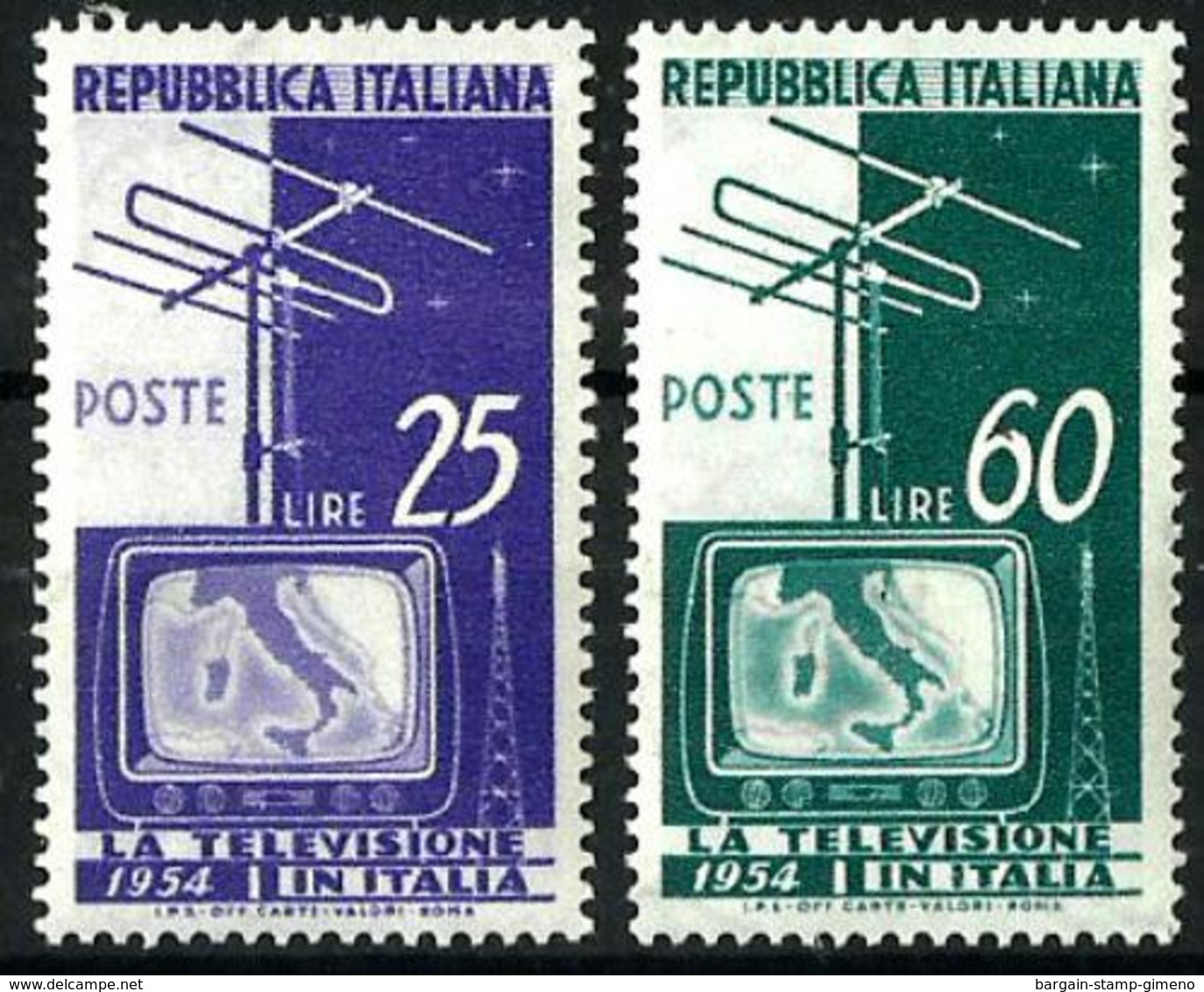 Italia Nº 672/3 En Nuevo - 1946-60: Nuevos