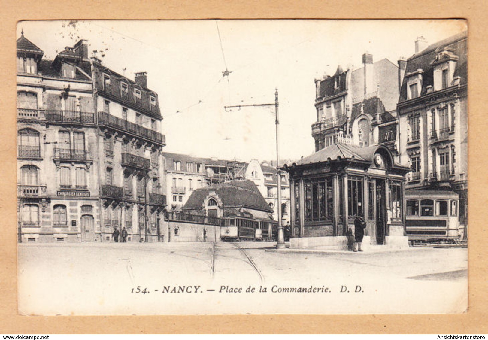 CPA Nancy, Place De La Commanderie, Gel. 1928 - Nancy