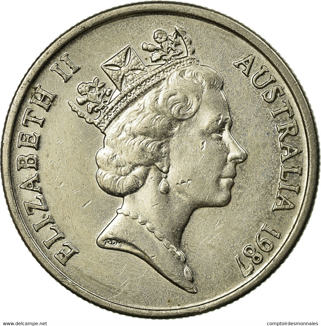 Monnaie, Australie, Elizabeth II, 5 Cents, 1987, TTB, Copper-nickel, KM:80 - 5 Cents