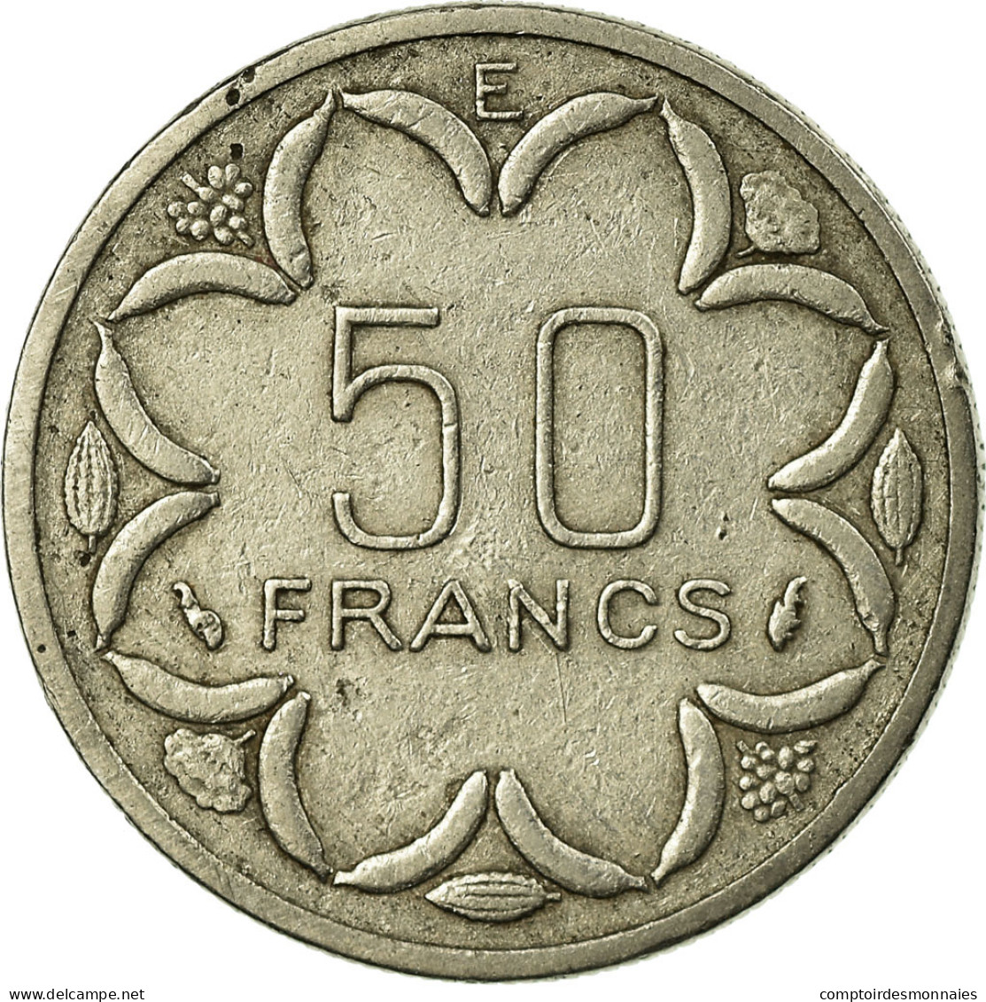 Monnaie, États De L'Afrique Centrale, 50 Francs, 1979, Paris, TTB, Nickel - Cameroun