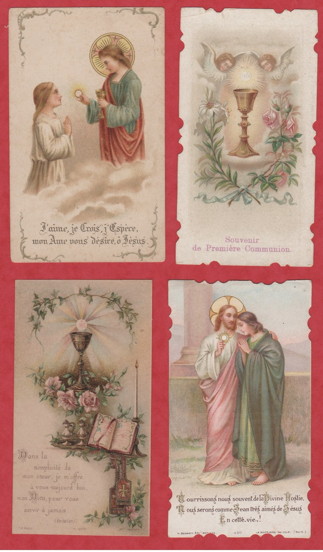 Image Pieuse - SANTINO - Holly Card - N° 242 - 4 Pc - Images Religieuses