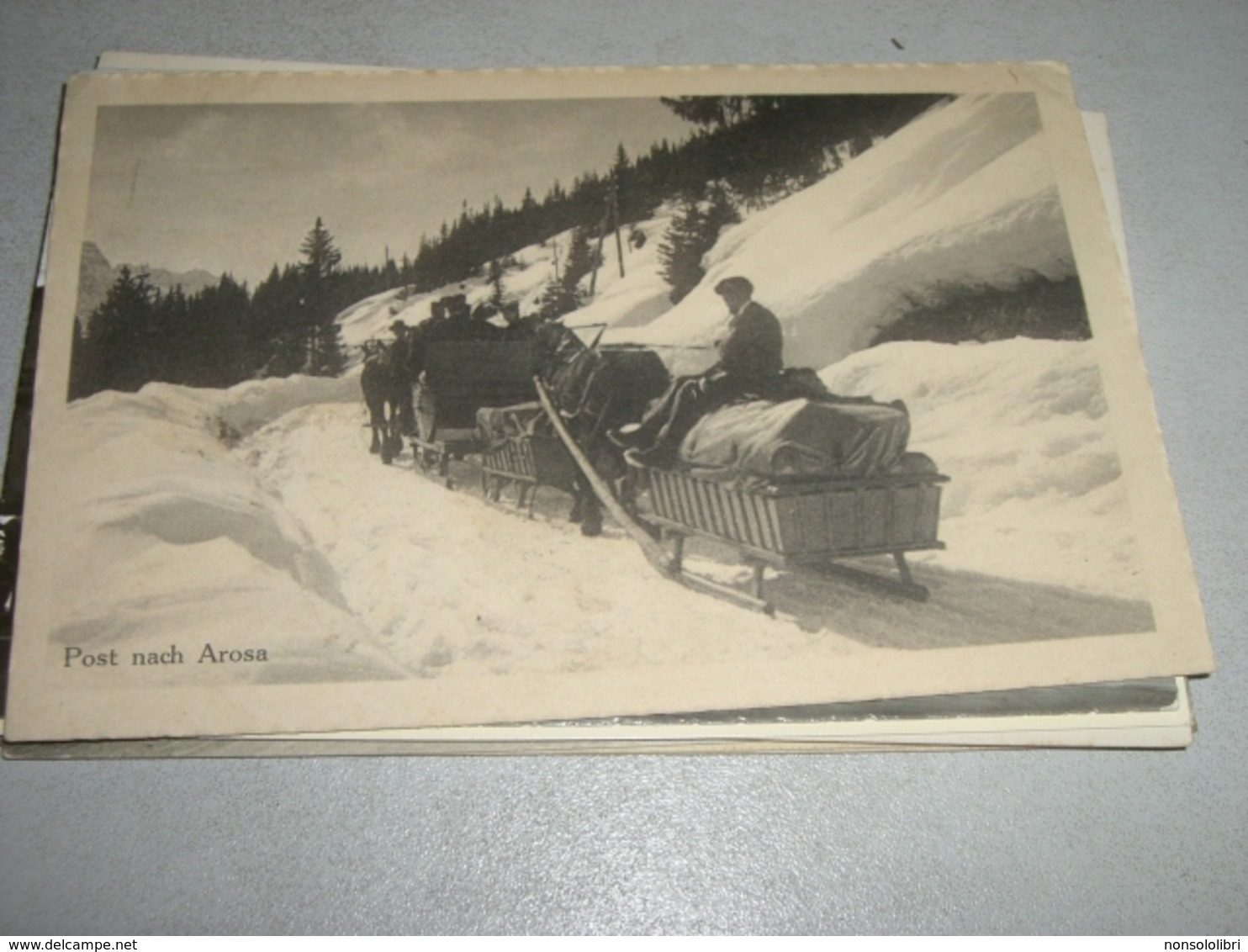 CARTOLINA POST NACH AROSA 1914 - Poste & Postini