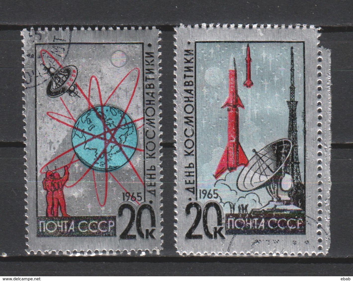 Sovjet Union 1965 Mi 3042-3043 Canceled - Used Stamps