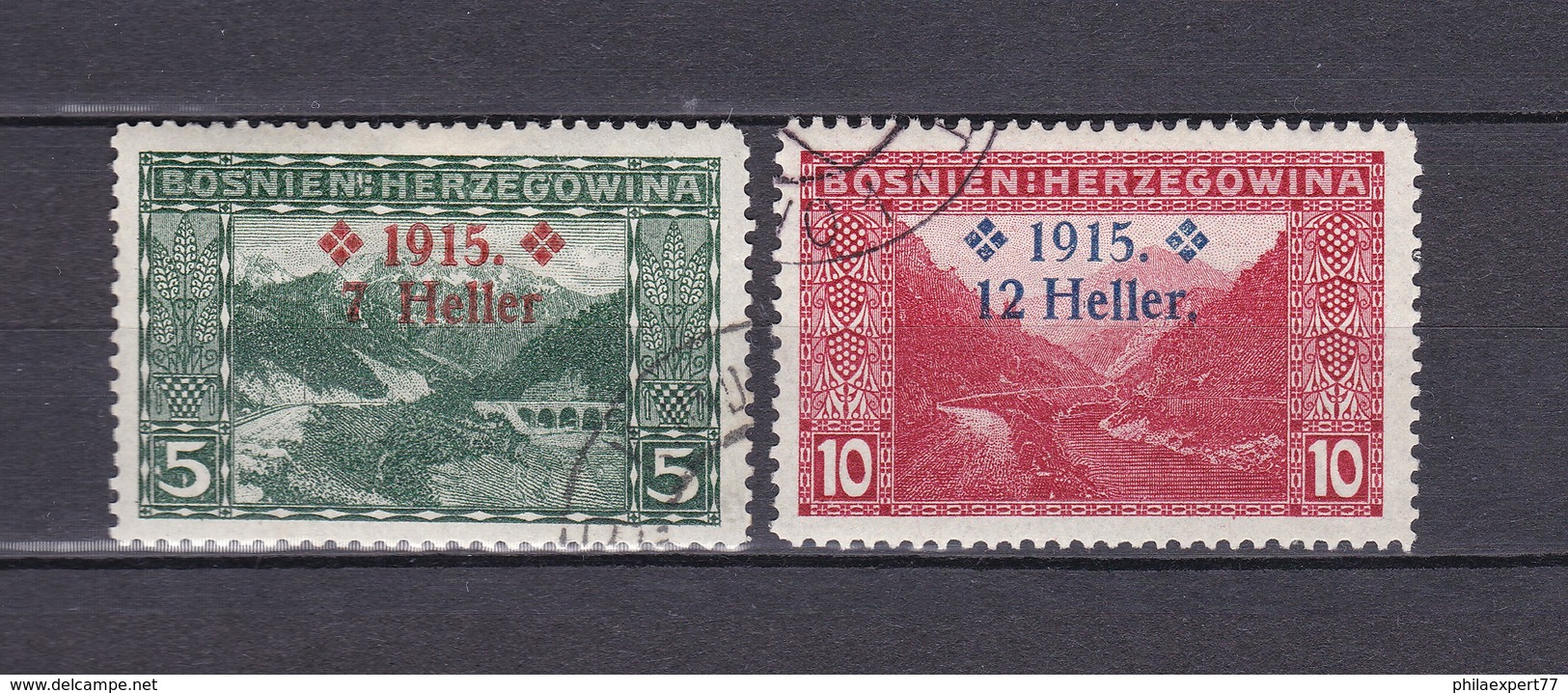 Bosnien Und Herzegowina - 1915 - Michel Nr. 91/92 - Ungebraucht