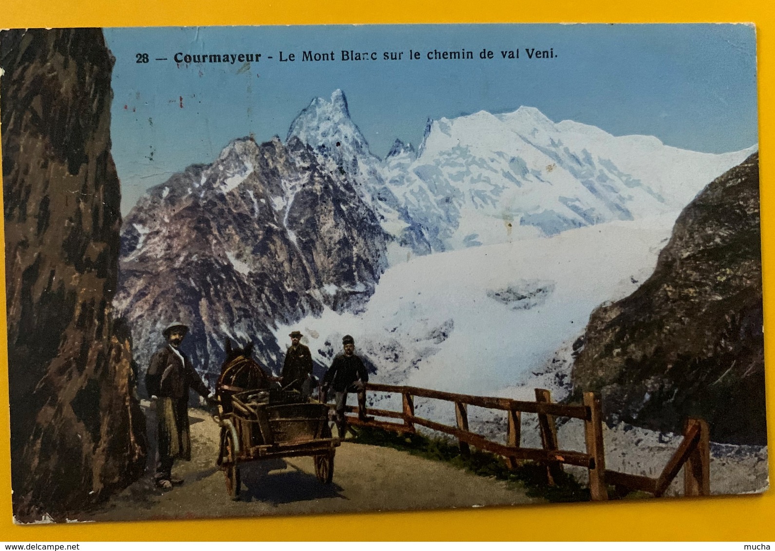 8862 - Courmayeur Le Mont Blanc Sur Le Chemin Du Val Veni - Altri & Non Classificati