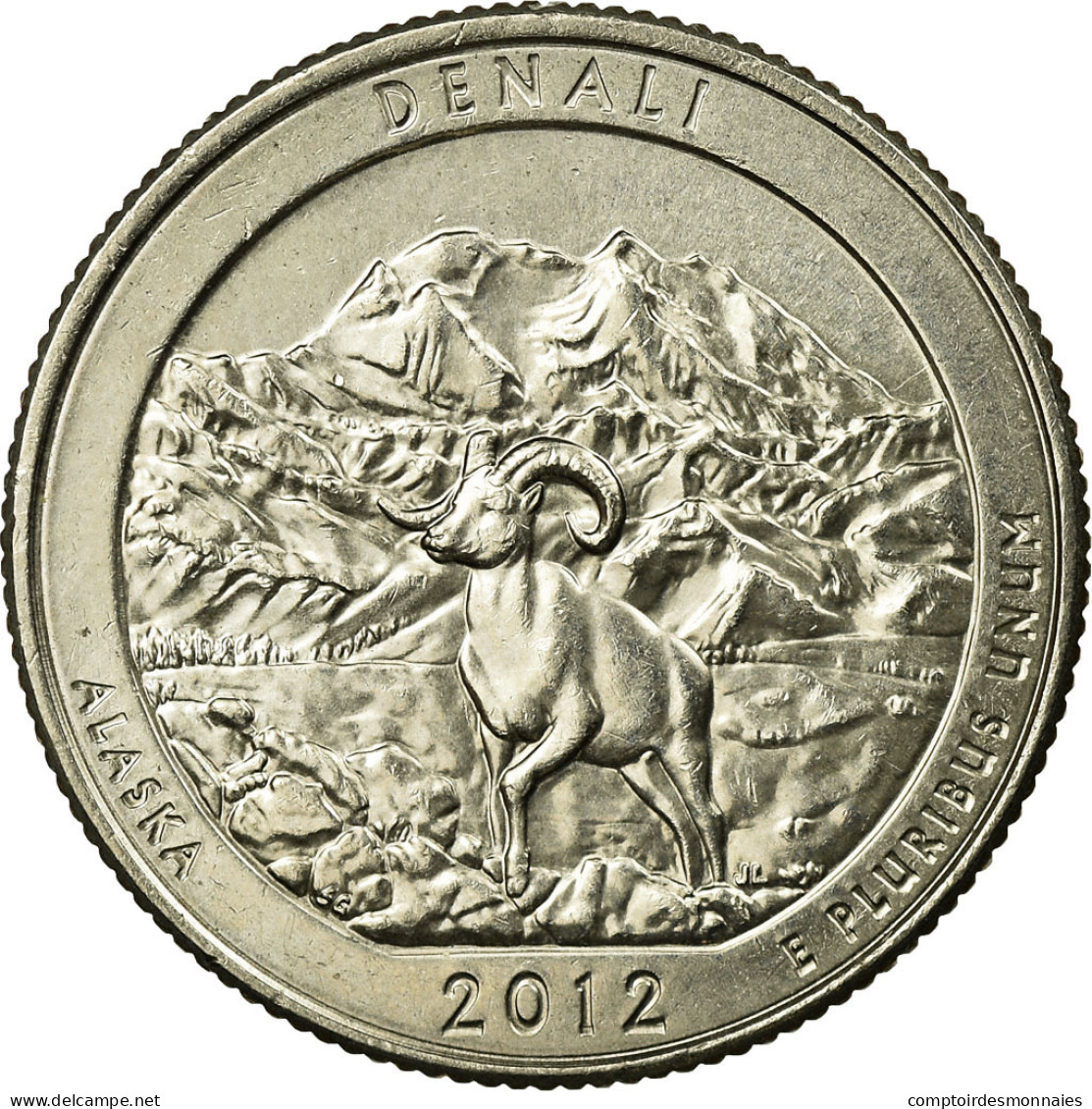 Monnaie, États-Unis, Quarter, 2012, U.S. Mint, Dahlonega, TTB, Copper-Nickel - 2010-...: National Parks