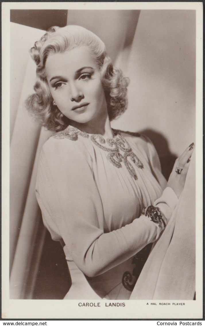 Actress Carole Landis, C.1940 - Picturegoer RP Postcard - Entertainers