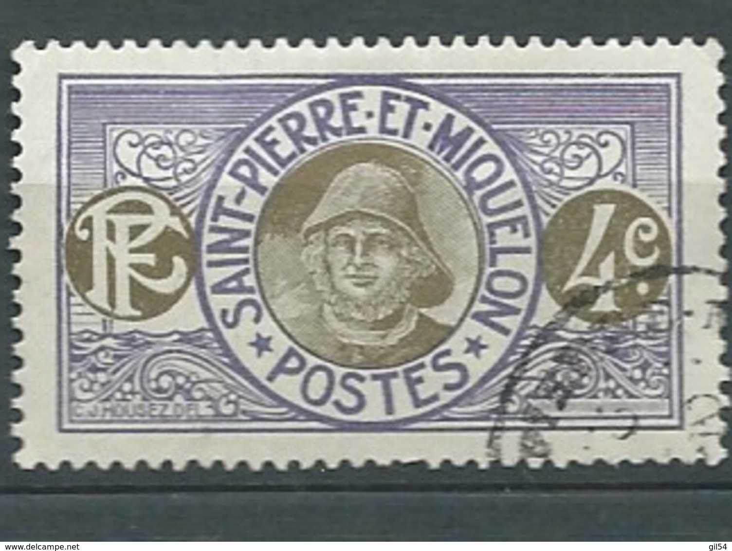 Saint Pierre Et Miquelon   - Yvert N°  80 Oblitere    -  Ah 30812 - Oblitérés