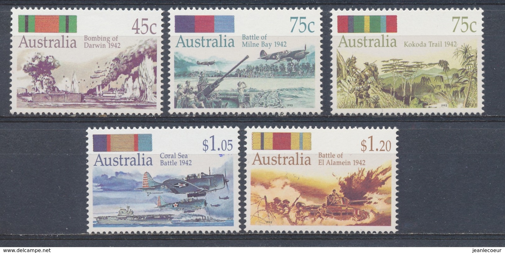 Australië/Australia/Australie/Australien 1992 Mi: 1292A-1296A Yt: 1242-1246 (PF/MNH/Neuf Sans Ch/**)(4559) - Mint Stamps